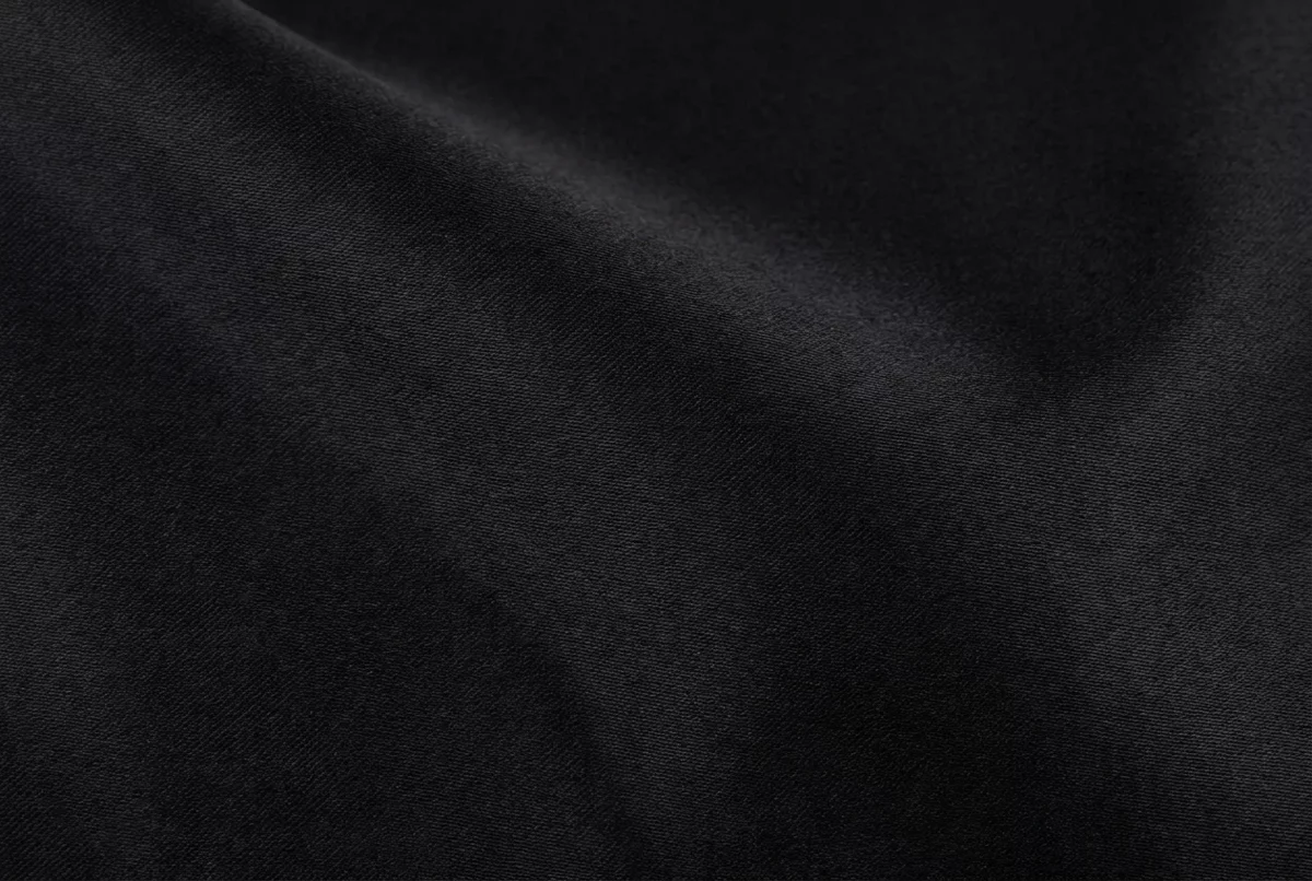 Black satin, photographed from a ShePoly evening bag